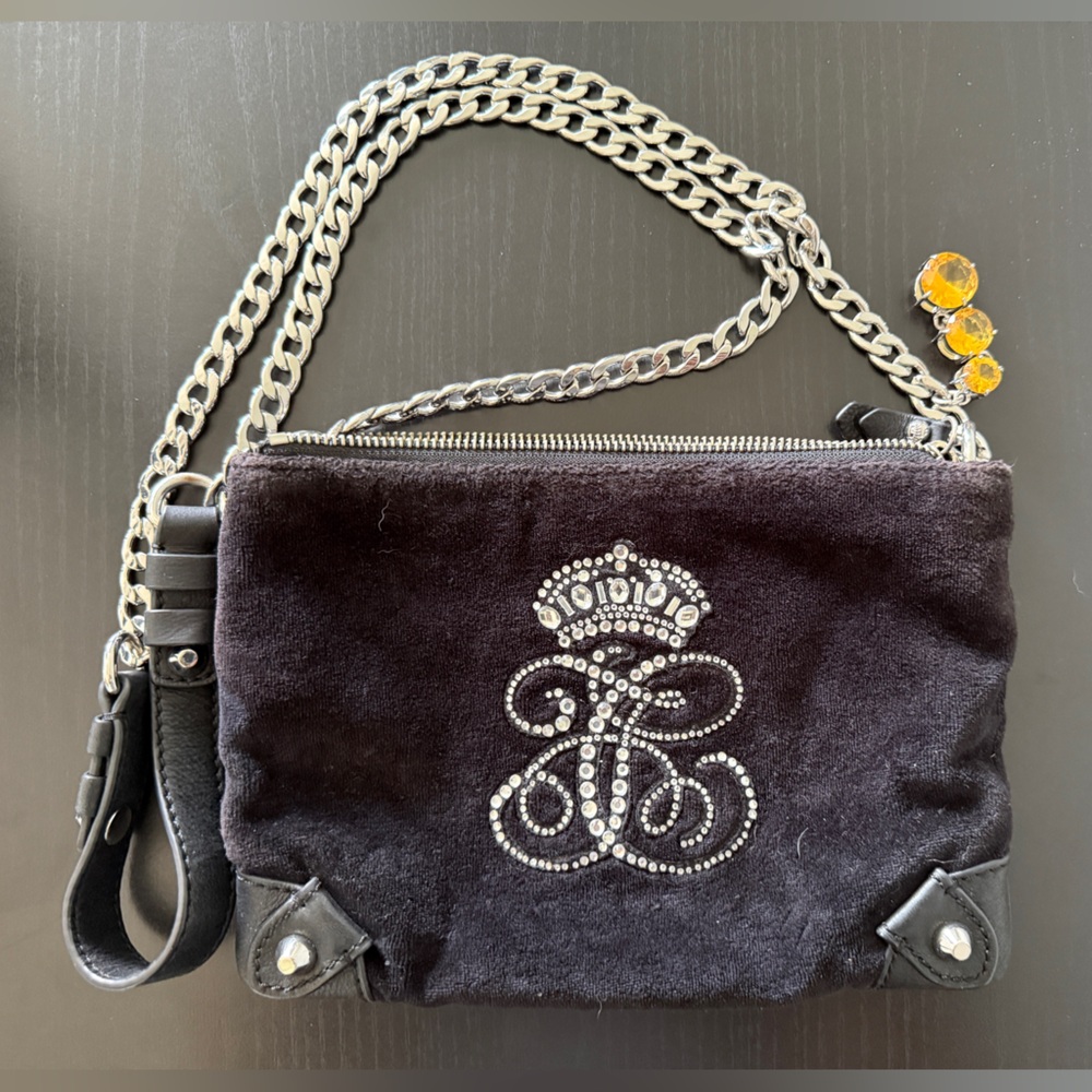 Authentic Juicy Couture Velour Crossbody Bag